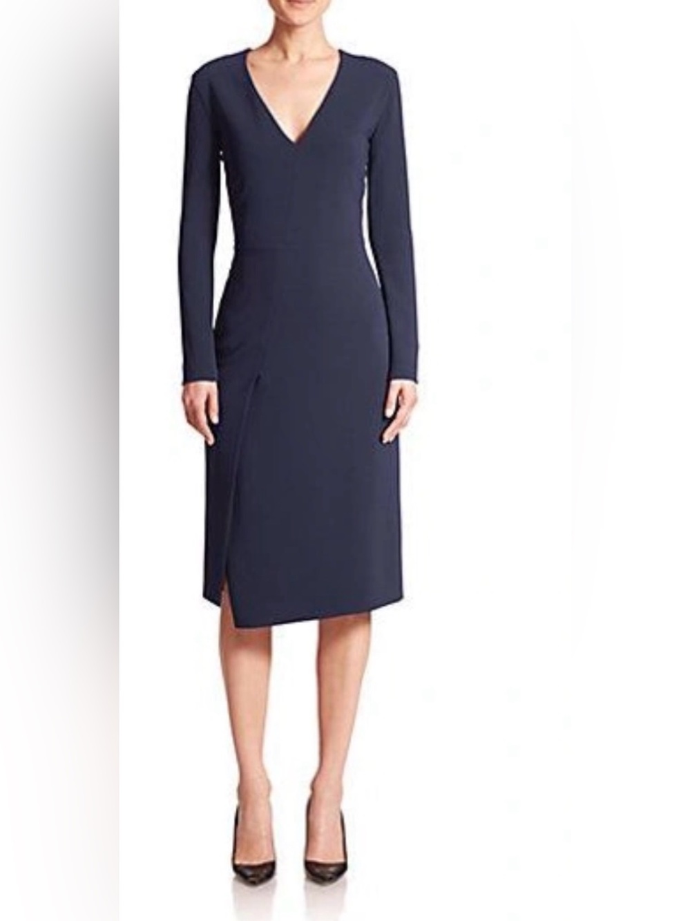 Theory Pazima Admiral Crepe Dress in Blue